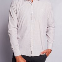 Camisa Indiccatto Slim Fit Xadrez Nude