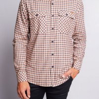 Camisa Indiccatto Flanelada Xadrez Terracota