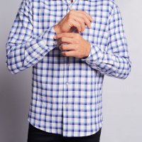 Camisa Indiccatto Flanelada Quadriculado Azul