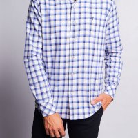 Camisa Indiccatto Flanelada Quadriculado Azul