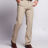 Calça Alfaiataria Oxford Areia