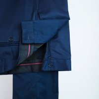 Terno Poliviscose Slim Azul Carbono