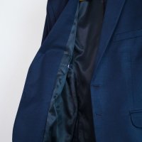 Terno Poliviscose Slim Azul Carbono