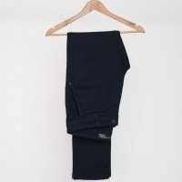 Calça de Sarja Slim Specific Azul Marinho Bolso Faca