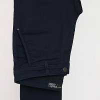 Calça de Sarja Slim Specific Azul Marinho Bolso Faca