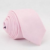 Gravata Premium Texturizada Rosa Noivo Slim