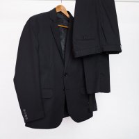 Terno Microfibra Preto Detalhes