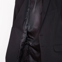Terno Microfibra Preto Detalhes