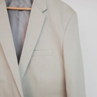 Blazer de Sarja Caqui