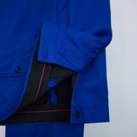 Terno Gabardine Azul Bic