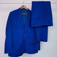 Terno Gabardine Azul Bic