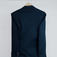 Blazer de Sarja Azul Marinho