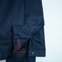Terno Gabardine Azul Marinho