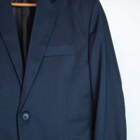 Terno Gabardine Azul Marinho